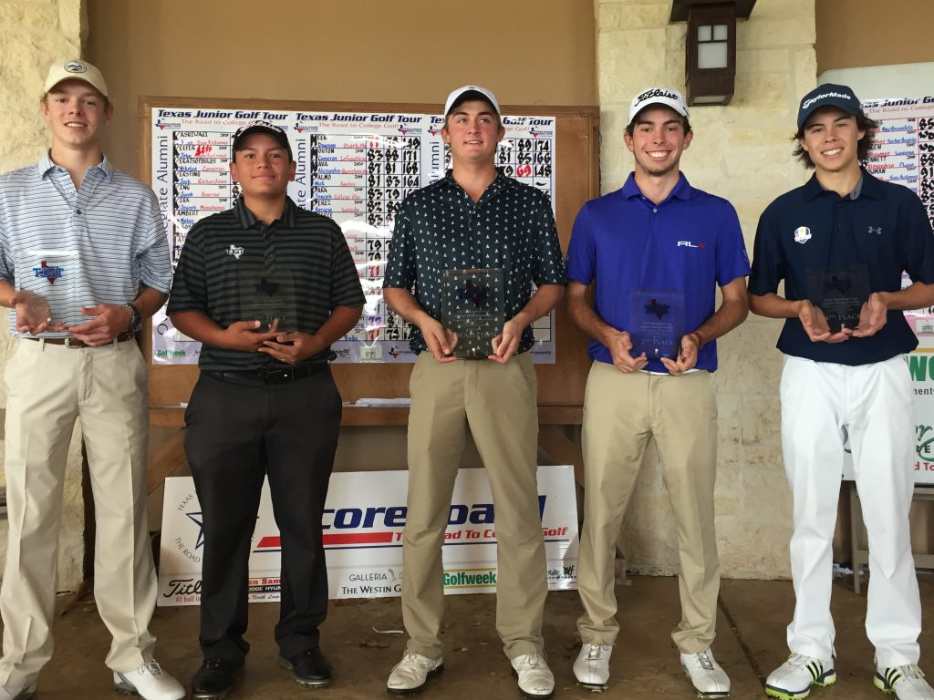 Boys 11-18 Division Winners:  1st - Grant Lincecum; 2nd - Jacob Sosa; 3rd - Kevin Graves; 4th - John Keefer; 5th - Zakary Jones 